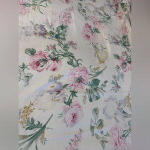 VTG rare Ralph LaurenTherese queen fitted & flat sheets .100% cotton. READ